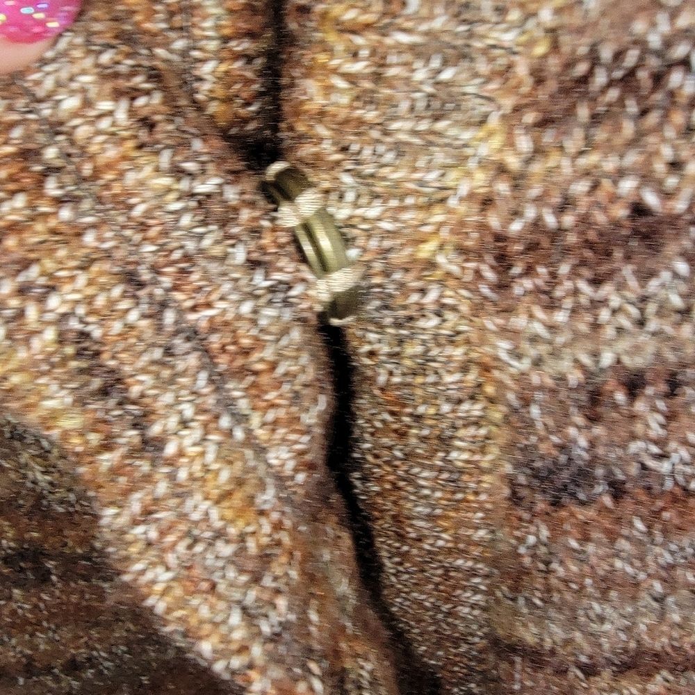 Ruby Rd. Ruffle neck cardigan sweater size XL - Picture 3 of 7